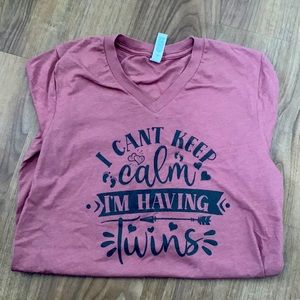 Twin Pregnancy Announcement Shirt
